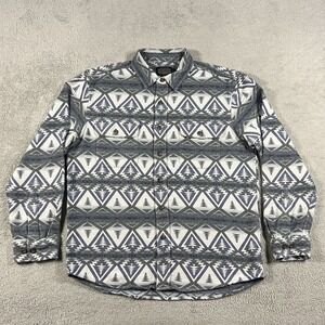Pendleton Shirt Mens Large Flannel Beach Shack Aztec Western Button Up Light